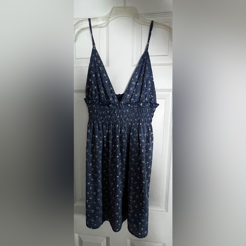 FLORAL BLUE DRESS